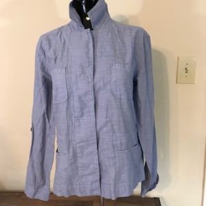 North Face Womens MED Cotton Linen Summer Shirt